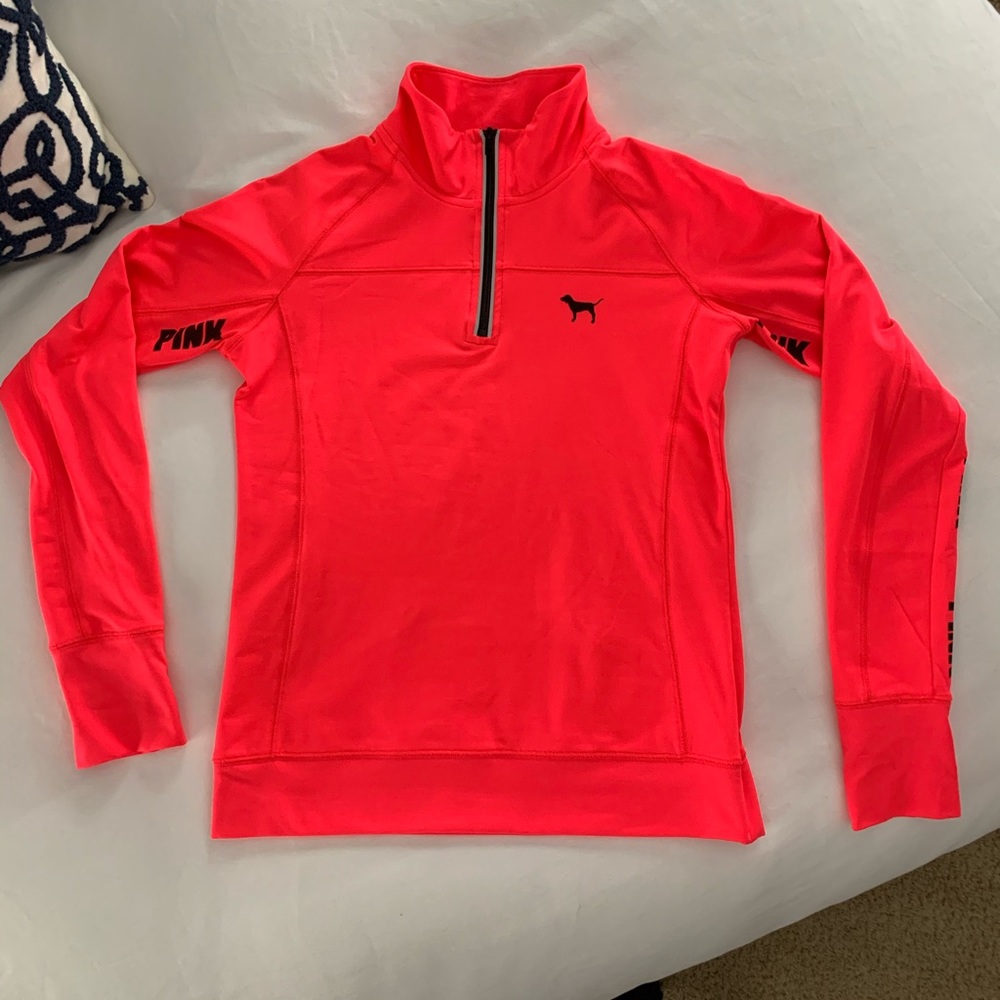 PINK by Victoria Secret athletic 1/4 zip pull over